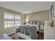 Charming bedroom with natural light from the window, a comfortable bed, and a cozy atmosphere at 8107 Parcrest Ct, Indianapolis, IN 46259