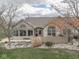 Charming home featuring stone accents, a well-manicured front yard, and a welcoming entrance at 871 Gazebo Way, Greenwood, IN 46142