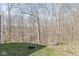 View of the trees behind the home with grass in the foreground at 11172 Cliffside Dr, Fortville, IN 46040