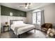 Cozy bedroom with a modern design and a large window providing natural light at 1550 Renee Dr, Plainfield, IN 46168