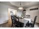 Open dining room featuring a large table and views to kitchen at 1550 Renee Dr, Plainfield, IN 46168