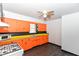 Functional kitchen featuring white appliances, bright cabinets, and ample counter space at 1700 N Tibbs Ave, Indianapolis, IN 46222
