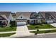 Overhead view of the property highlighting its location within a peaceful residential community at 19771 Sutton Ter, Westfield, IN 46074