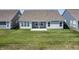 Expansive backyard featuring a covered patio, perfect for entertaining, set within a serene residential community at 19771 Sutton Ter, Westfield, IN 46074