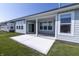 A large patio area with backyard view, perfect for entertaining or relaxing outdoors at 19771 Sutton Ter, Westfield, IN 46074