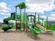 Community playground with a slide, monkey bars and climbing area for  at 231 Ames Dr, Whiteland, IN 46184