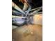 Basement featuring insulated ductwork, a water heater, and a modern furnace at 2627 Chase St, Anderson, IN 46016