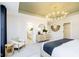 This main bedroom features a decorative light fixture and a full bathroom attached at 3246 Fawn Cir, Brownsburg, IN 46112