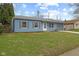 Charming blue single-story home with a well-maintained lawn and gray trim at 3407 Allison Ave, Indianapolis, IN 46224
