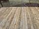 Close-up of wooden deck, showcasing the natural grain and inviting outdoor space at 3734 Ontario Cir, Indianapolis, IN 46268