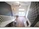 Bright living room with vaulted ceilings, fireplace, staircase and neutral decor at 4345 Elkhorn Dr, Westfield, IN 46062