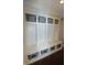 Mudroom cubbies featuring storage baskets, providing a functional and organized entryway at 4733 Mecklenburg Dr, Plainfield, IN 46168