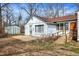 A cozy home featuring a charming backyard with a ramp at 4906 S State Ave, Indianapolis, IN 46227