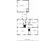 A floorplan of a 1338 sq ft property featuring three bedrooms, two baths, a kitchen, a living room, and a laundry room at 4906 S State Ave, Indianapolis, IN 46227