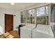 A utility room featuring a washer, dryer, and plenty of light at 4906 S State Ave, Indianapolis, IN 46227