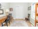 Office space featuring a desk, a window, and a light colored rug at 508 Mount St, Greenfield, IN 46140
