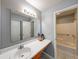 Bright bathroom featuring modern vanity and good lightning at 5989 Ashmore Ln, Carmel, IN 46033