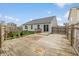 Large wooden backyard deck provides plenty of space for outdoor dining at 7951 Busby Bend Dr, Noblesville, IN 46062