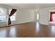 Bright living room with hardwood floors and abundant natural light, perfect for relaxation at 12404 Rose Haven Dr, Indianapolis, IN 46235