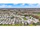 Expansive aerial view showcasing a tranquil neighborhood with mature trees and manicured lawns at 16838 Aulton Dr, Noblesville, IN 46060