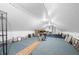 An unfinished attic area provides plenty of storage space or potential living area at 1791 S Conservation Club Rd, Morgantown, IN 46160