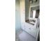 The updated bathroom features a stylish vanity and storage at 1813 Birch Dr, Plainfield, IN 46168