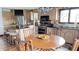 Cozy kitchen features stainless appliances, ample cabinet space, and a wooden table with seating at 1813 Birch Dr, Plainfield, IN 46168