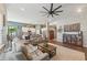 Spacious living room with hardwood floors, and lots of room at 1972 Mobley Dr, Westfield, IN 46074