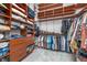 Organized walk-in closet with shelving, drawers, and hanging racks for ample storage at 219 Surrey Hill, Noblesville, IN 46062