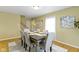 Bright dining room with table setting and stylish decor creating inviting gathering space at 2210 Douglas Rd, Indianapolis, IN 46220