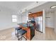 Apartment featuring stainless appliances, stylish island, and an open-concept layout at 230 E 9Th St # 502, Indianapolis, IN 46204