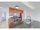 Bright kitchen boasts granite counters, stainless appliances, and ample storage space at 230 E 9Th St # 502, Indianapolis, IN 46204