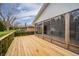 Wide-angle view of the deck and the screened-in porch at 2511 Ritter Dr, Anderson, IN 46012