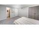 A bright bedroom with an open bathroom at 2511 Ritter Dr, Anderson, IN 46012