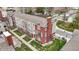 Well-maintained townhome community with lush landscaping and inviting curb appeal at 253 1St Nw St, Carmel, IN 46032