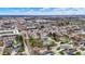 Expansive aerial view of the city and its charming suburban neighborhood at 253 1St Nw St, Carmel, IN 46032