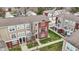Desirable townhome community with well-manicured lawns and inviting curb appeal at 253 1St Nw St, Carmel, IN 46032