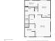 Third floor features two bedrooms, two bathrooms, and closet space at 253 1St Nw St, Carmel, IN 46032
