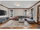 Inviting living room with hardwood floors, decorative trim, and a comfortable seating area at 2737 Napoleon St, Indianapolis, IN 46203