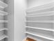 Walk-in closet with many shelves for ample storage at 401 Iowa St, Indianapolis, IN 46225