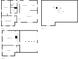 Floor plans with layouts for floors one, two and three including an attic, bedrooms, kitchen, baths, living and dining rooms at 6170 Shelbyville Rd, Indianapolis, IN 46237