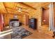 Primary bedroom featuring wood floors, a ceiling fan, and a large dresser at 6351 Dixon Rd, Columbus, IN 47201