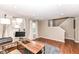 Bright home office with hardwood floors, neutral paint, and natural lighting at 6379 Fairfield St, Whitestown, IN 46075