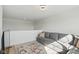 Cozy upper level Gathering room with gray sectional sofa at 6476 W Mulberry Way, Greenfield, IN 46140