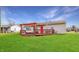 Expansive backyard with a deck, perfect for outdoor entertaining and leisure at 676 Nelson Dr, Mooresville, IN 46158