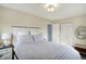 Comfortable bedroom with a view and ample storage space at 676 Nelson Dr, Mooresville, IN 46158
