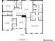 Detailed second floor plan showcasing the layout of bedrooms and bathrooms at 7251 Birch Leaf Dr, Indianapolis, IN 46259