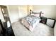 Bedroom with carpeted floors, closet, natural light, and a cozy atmosphere at 8030 Windham Lake Way, Indianapolis, IN 46214