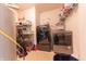 Efficient laundry room with modern washer, dryer, water heater, shelving, and storage solutions for a tidy space at 839 Bough St, Whiteland, IN 46184