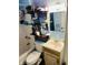 Bathroom featuring a sink and a mirror at 918 N Olney St, Indianapolis, IN 46201